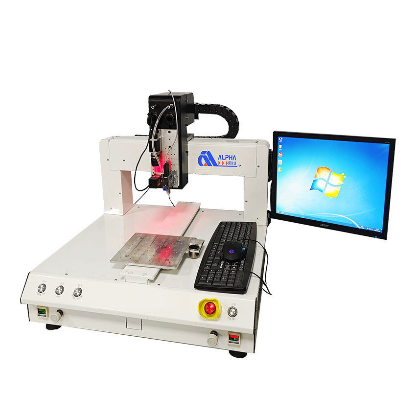 視覺跟隨點膠機